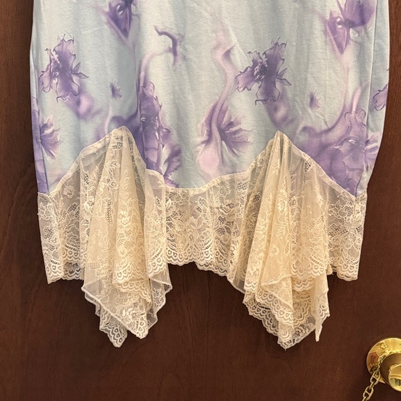 Collina Strada x Puma Floral Dress with Lace Hem - Picture 5 of 7